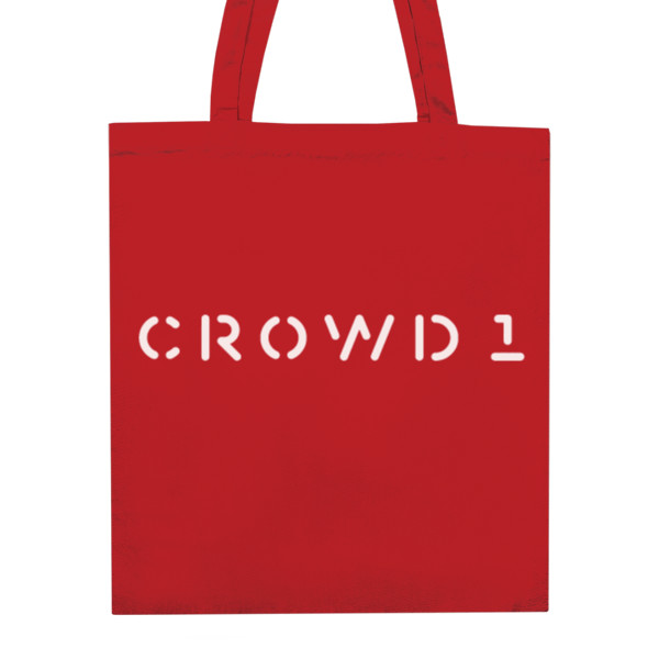 Nákupní taška unisex s potiskem Crowd1 Taška červená