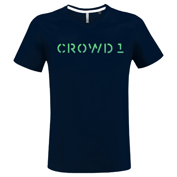 Tričko s potlačou Crowd1 zelená
