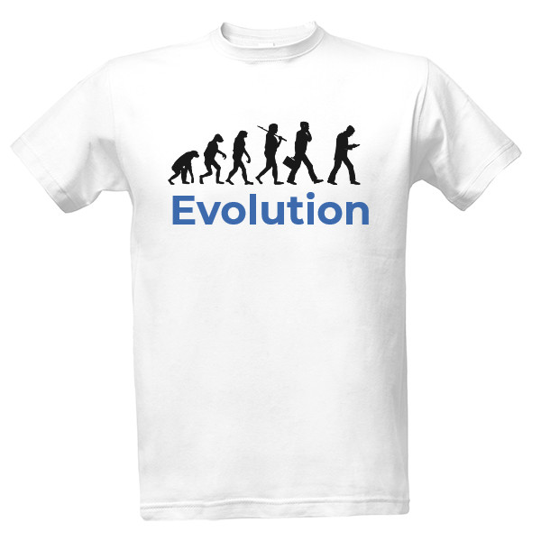 Tričko s potiskem Evolution of modern human 