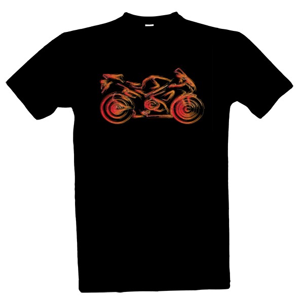 Futuristická motorka T-shirt