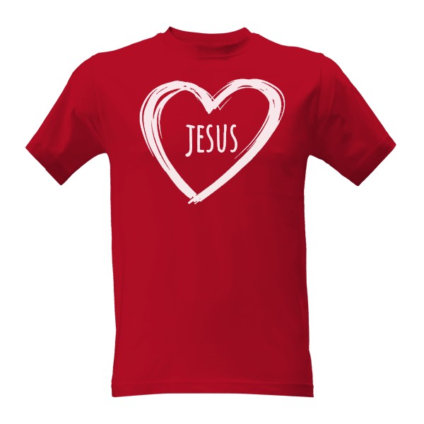 Tričko s potiskem Love Jesus