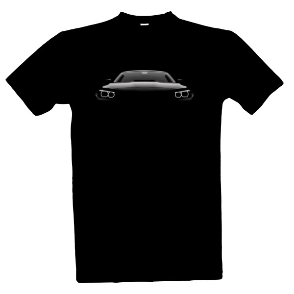 Tričko s potiskem Předek černého BMW