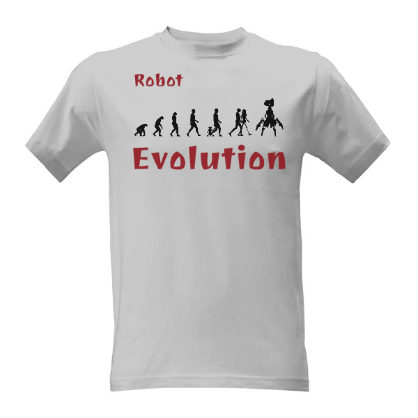 Tričko s potiskem Robot Evolution