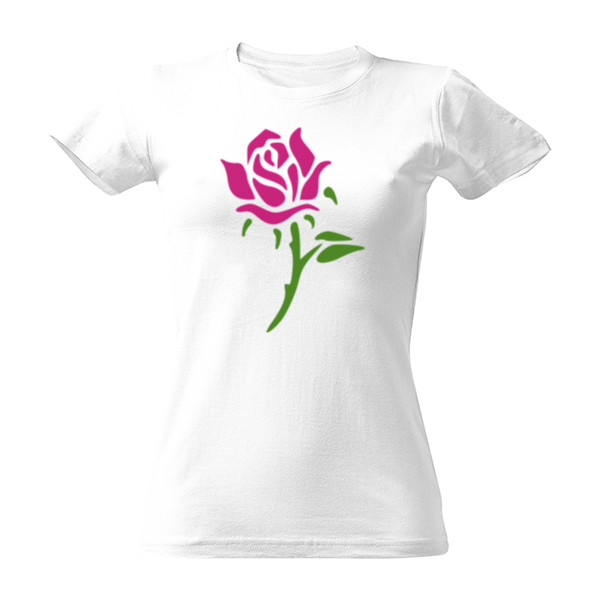 Tričko s potiskem Růže