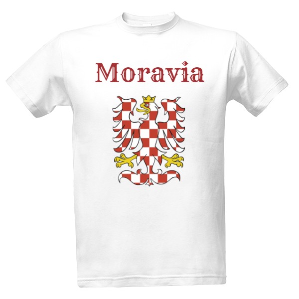 Tričko s potiskem Tričko Moravia se znakem.