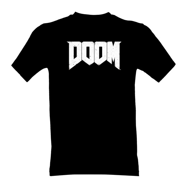 Tričko s potiskem Velké Logo Doom
