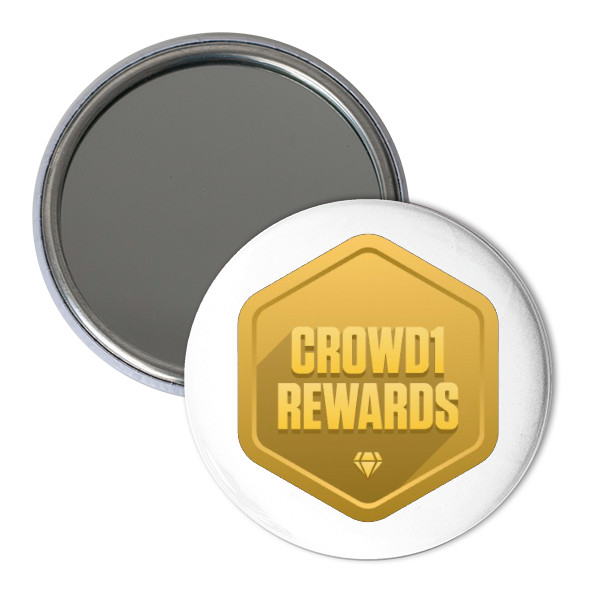 Zrkadlo s potlačou Zrcátko Crowd1 Rewards