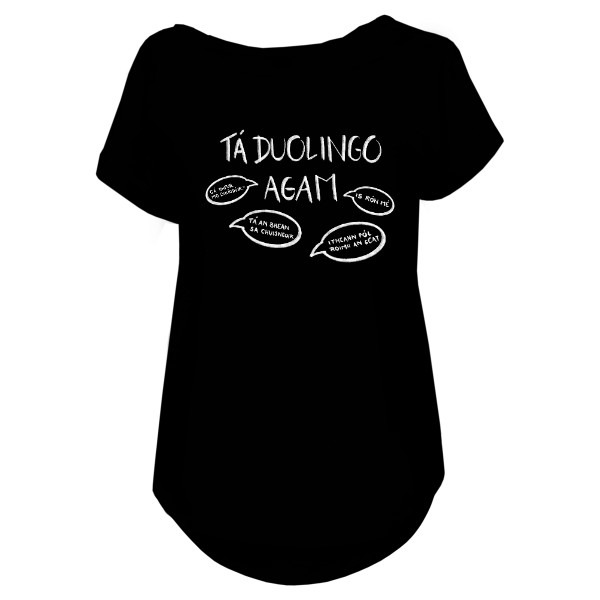 Tričko s potiskem Diagnóza Gaeilgeoir dámské