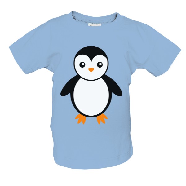 Tričko s potiskem hravý tučňák