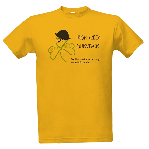 Tričko s potiskem Irish Week Survivor