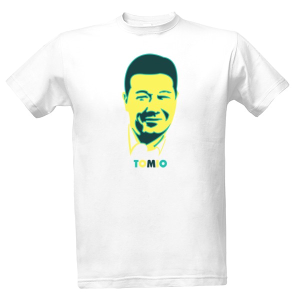 Tričko s potiskem Tomio Okamura