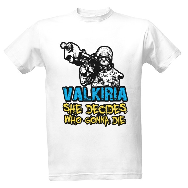 Tričko s potiskem Valkýra ukrajinská